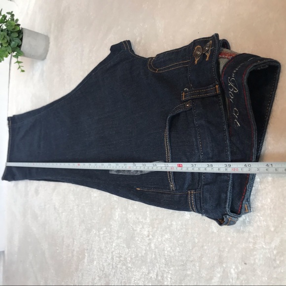 Tommy Hilfiger modern bootcut dark blue jeans size 8S - Picture 8 of 14